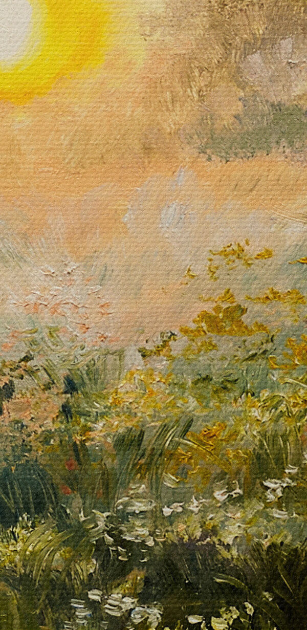 Malba květinového pole Malba květinového pole