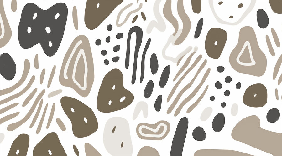 Fototapeta Wall murals Pattern of brown and black spots - Image 4