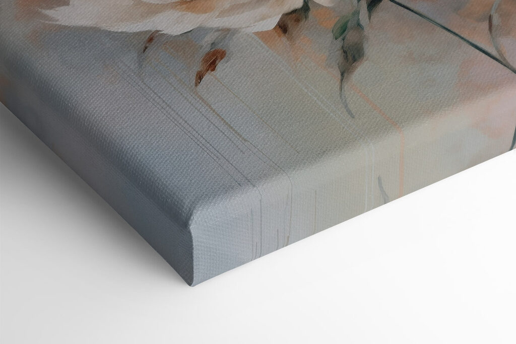 Painting of white flowers