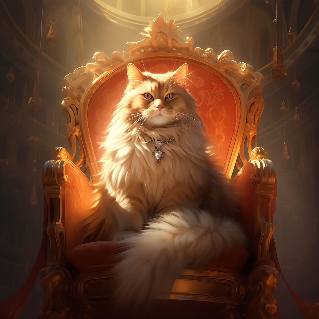 s44250p 1024x1024 - Kočka sedící na židli - tegory