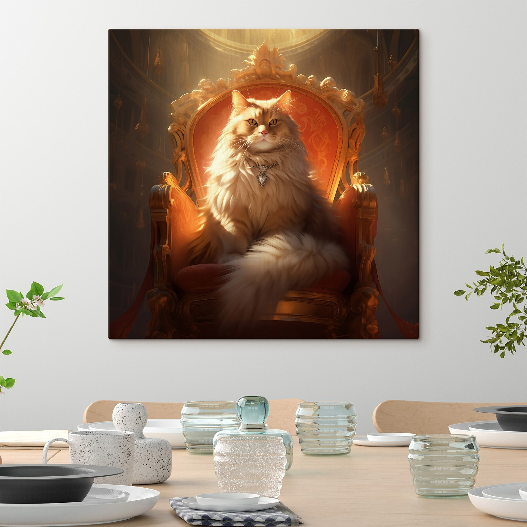 s44250pik1m - Kočka sedící na židli - tegory