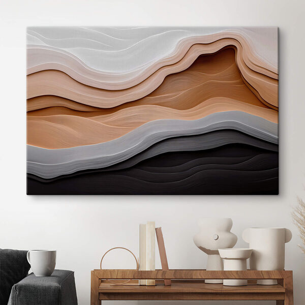 Soft waves of textured colors Soft waves of textured colors
