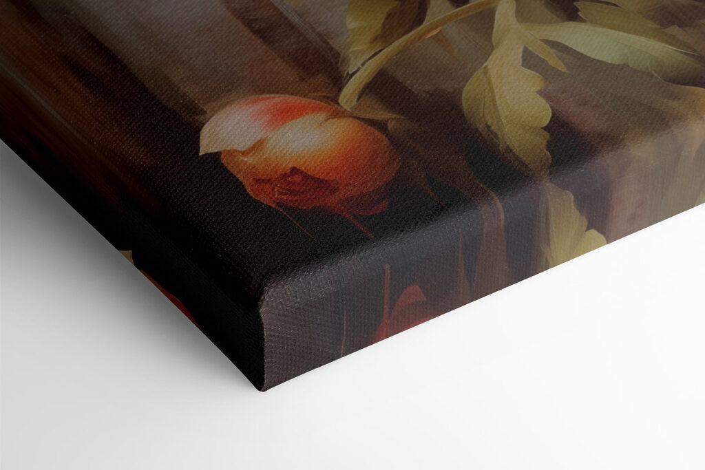 Painting of white flowers