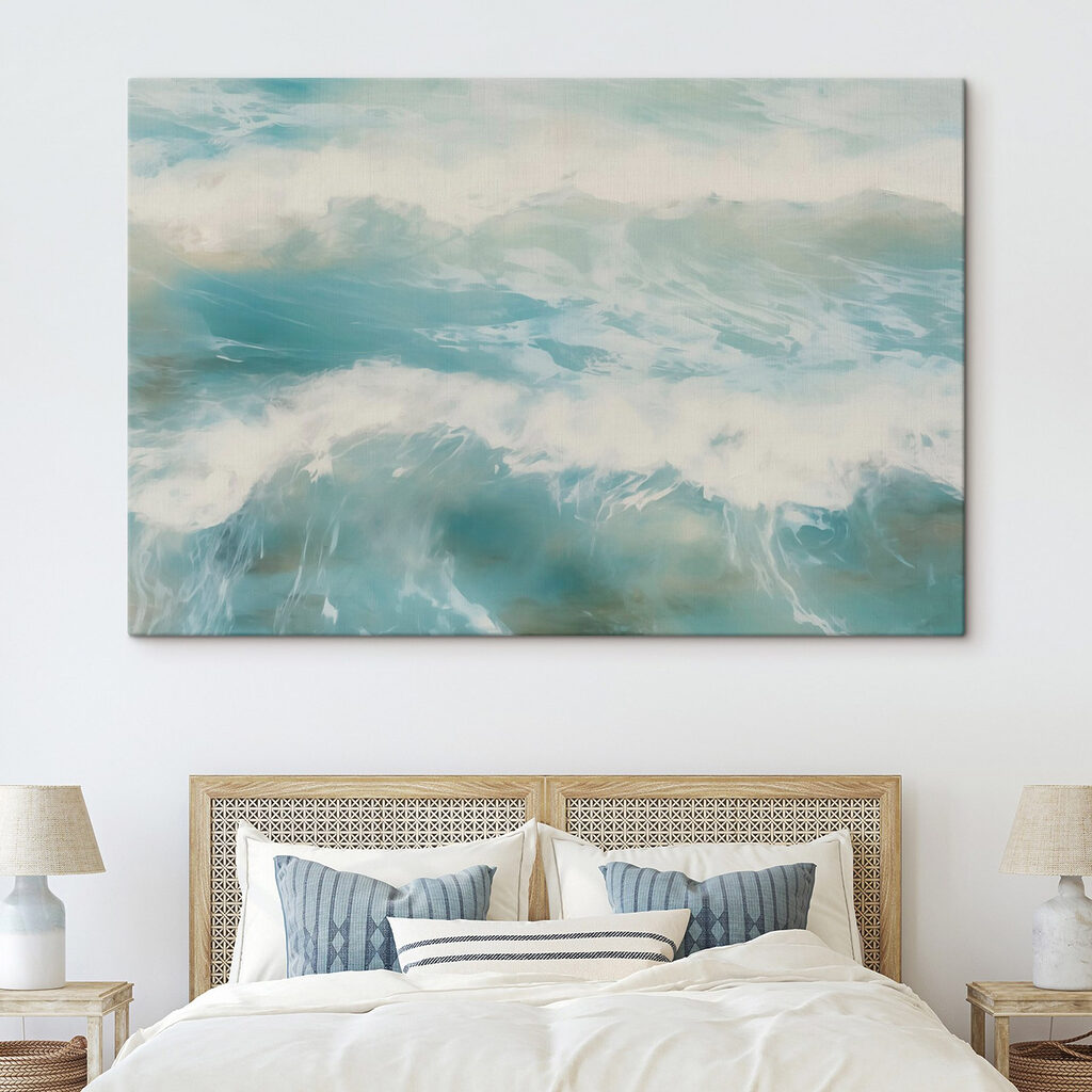 Gentle waves dance on tranquil waters