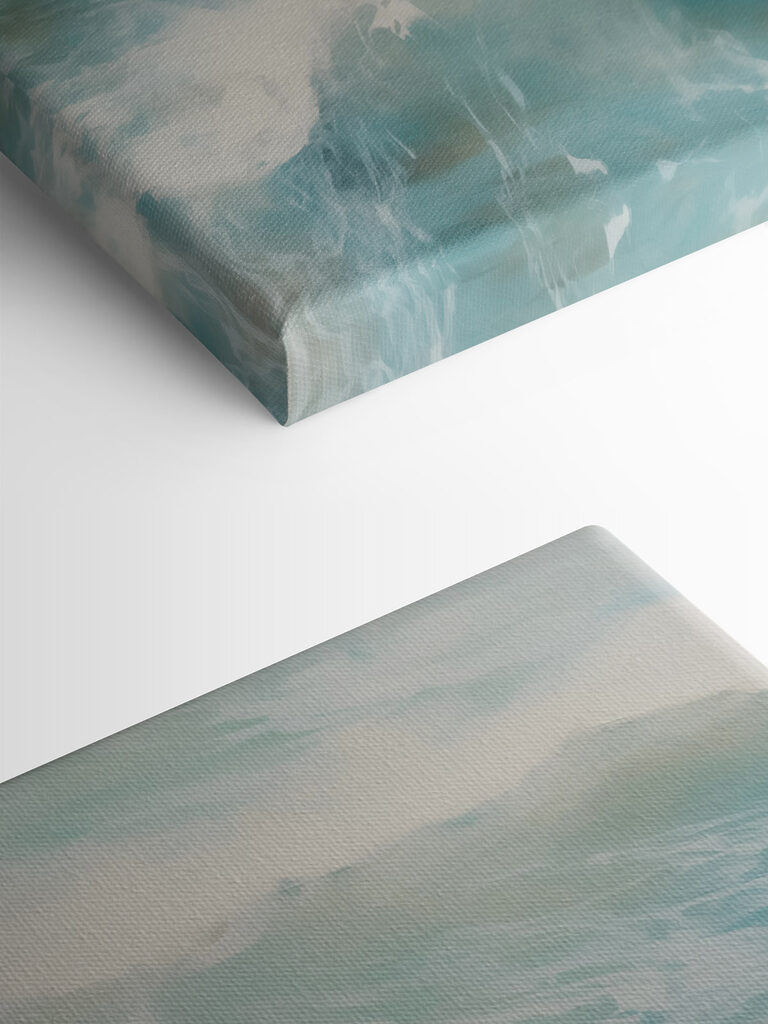 Gentle waves dance on tranquil waters