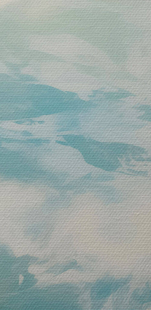 Gentle waves dance on tranquil waters