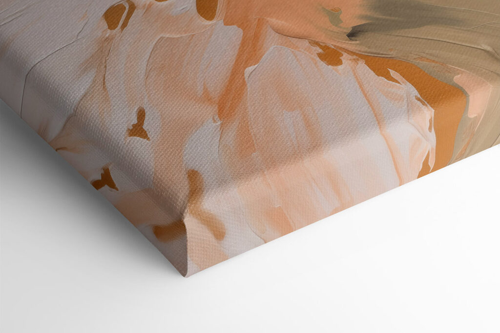 Abstract strokes in muted tones