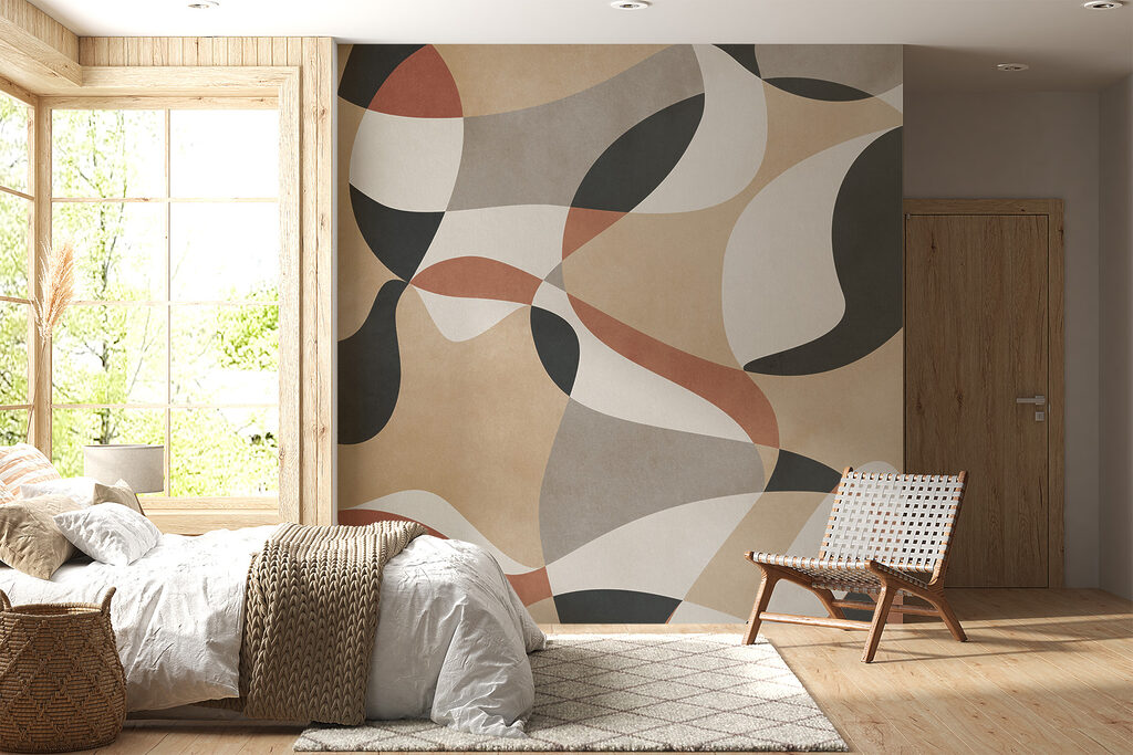 Pattern of colorful shapes