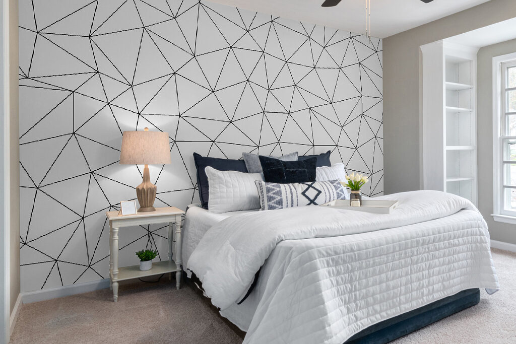 A black and white pattern A black and white pattern