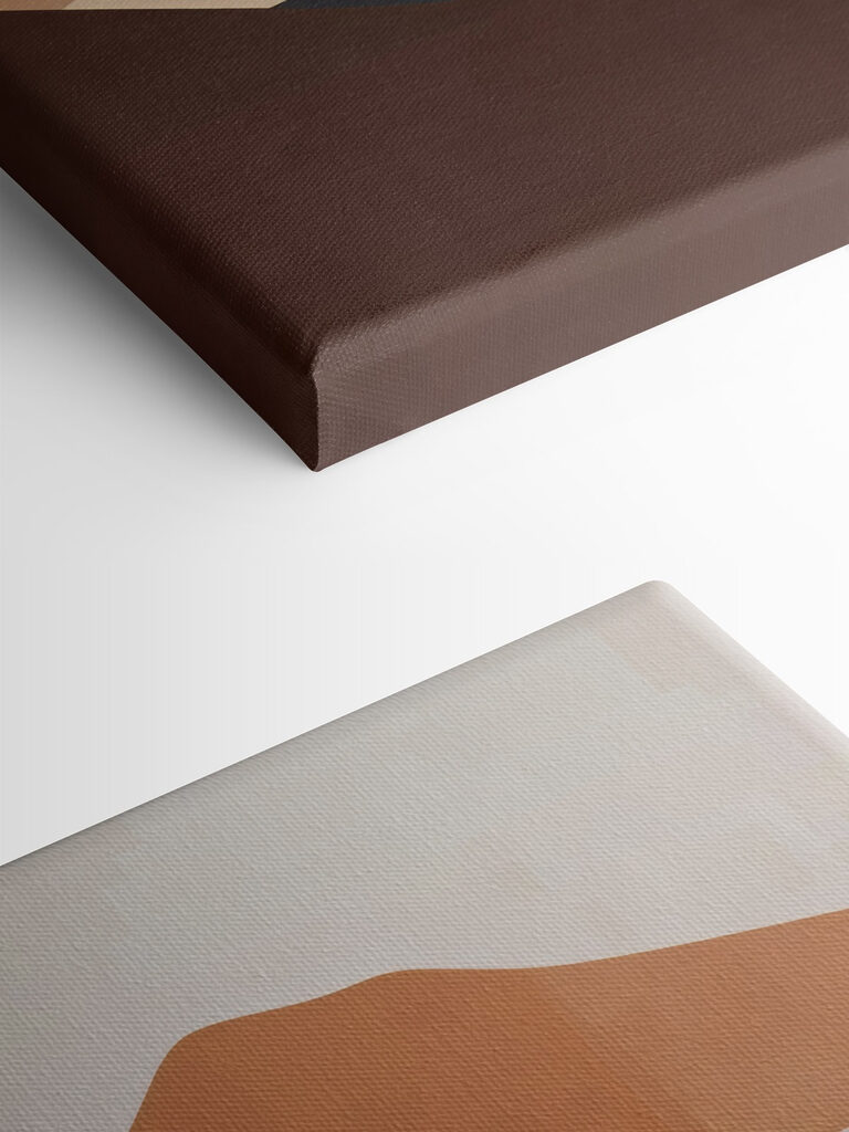 A painting of a desert landscape