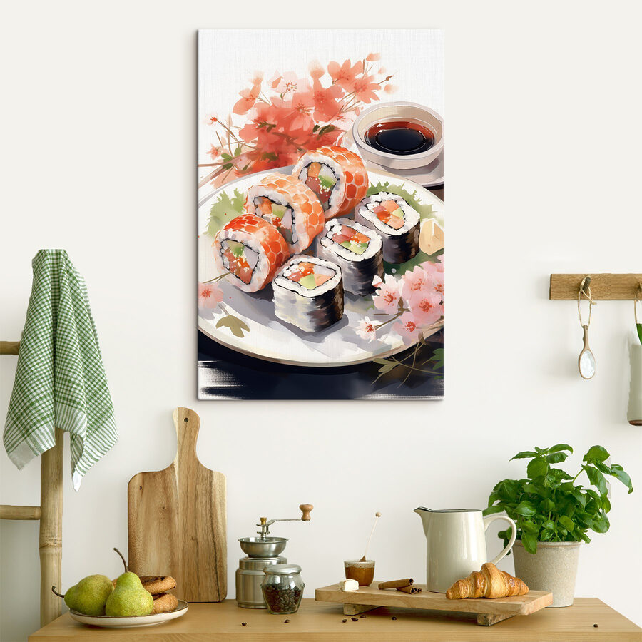 Obraz Talíř sushi a omáčka - Image 8