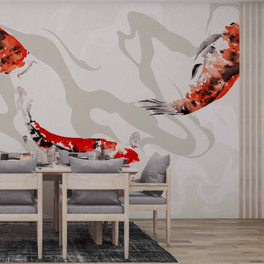 Malba plavajících ryb