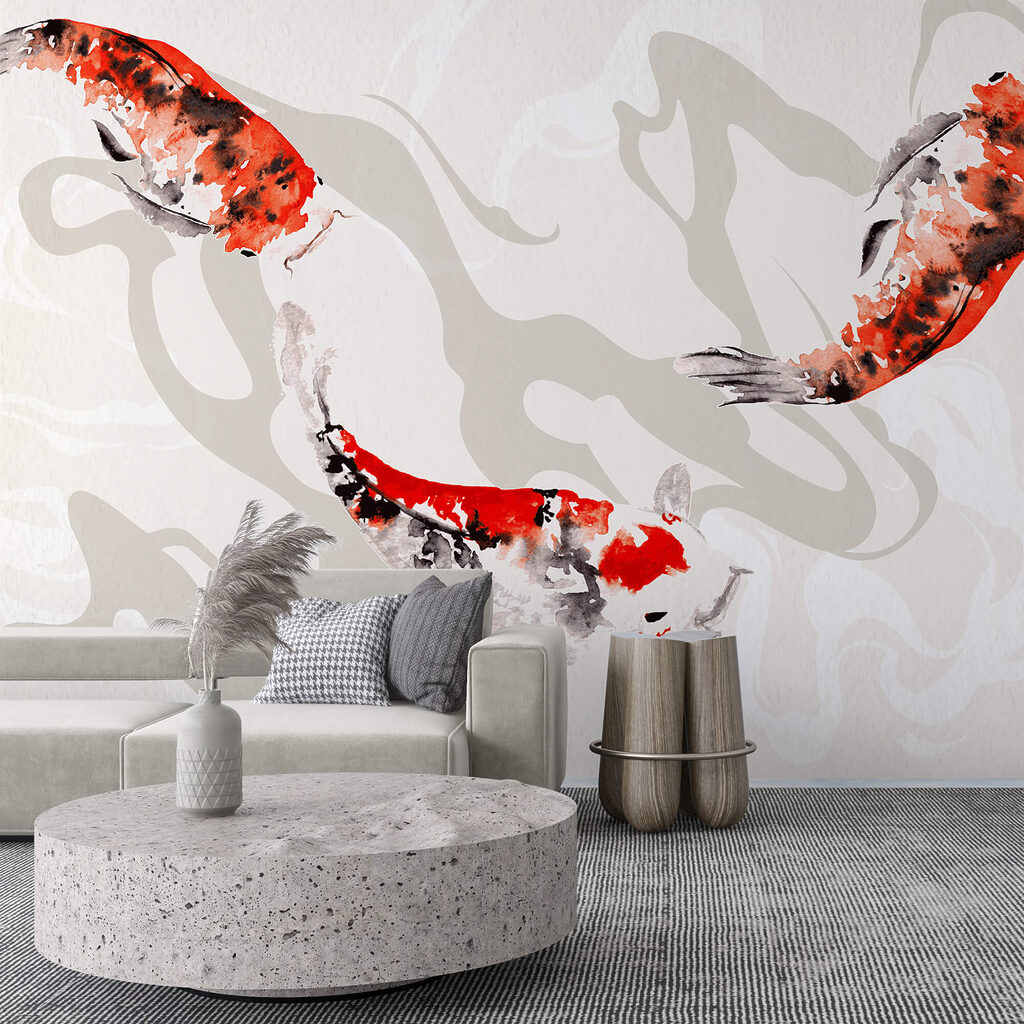 Malba plavajících ryb