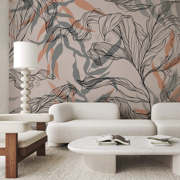 Vzor listů a větví