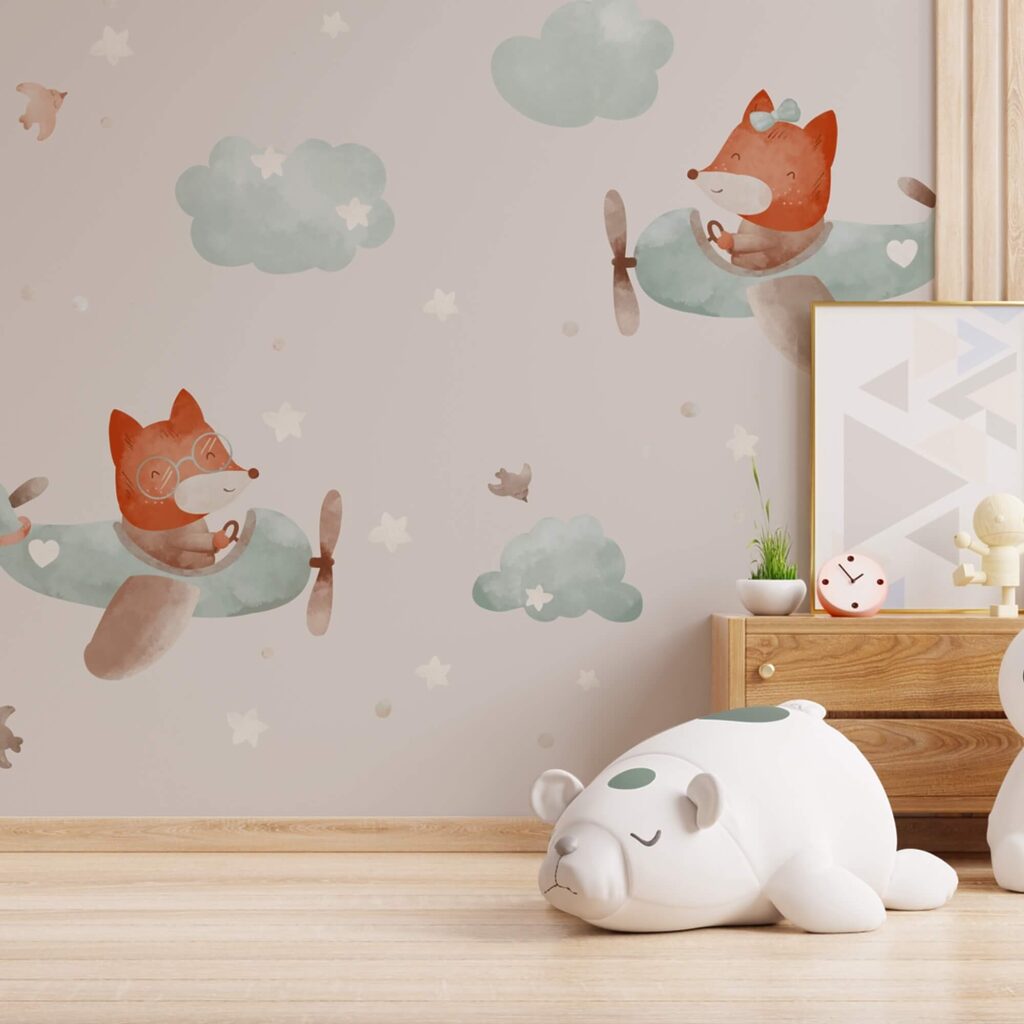 Vzor lišek létajících na letadlech