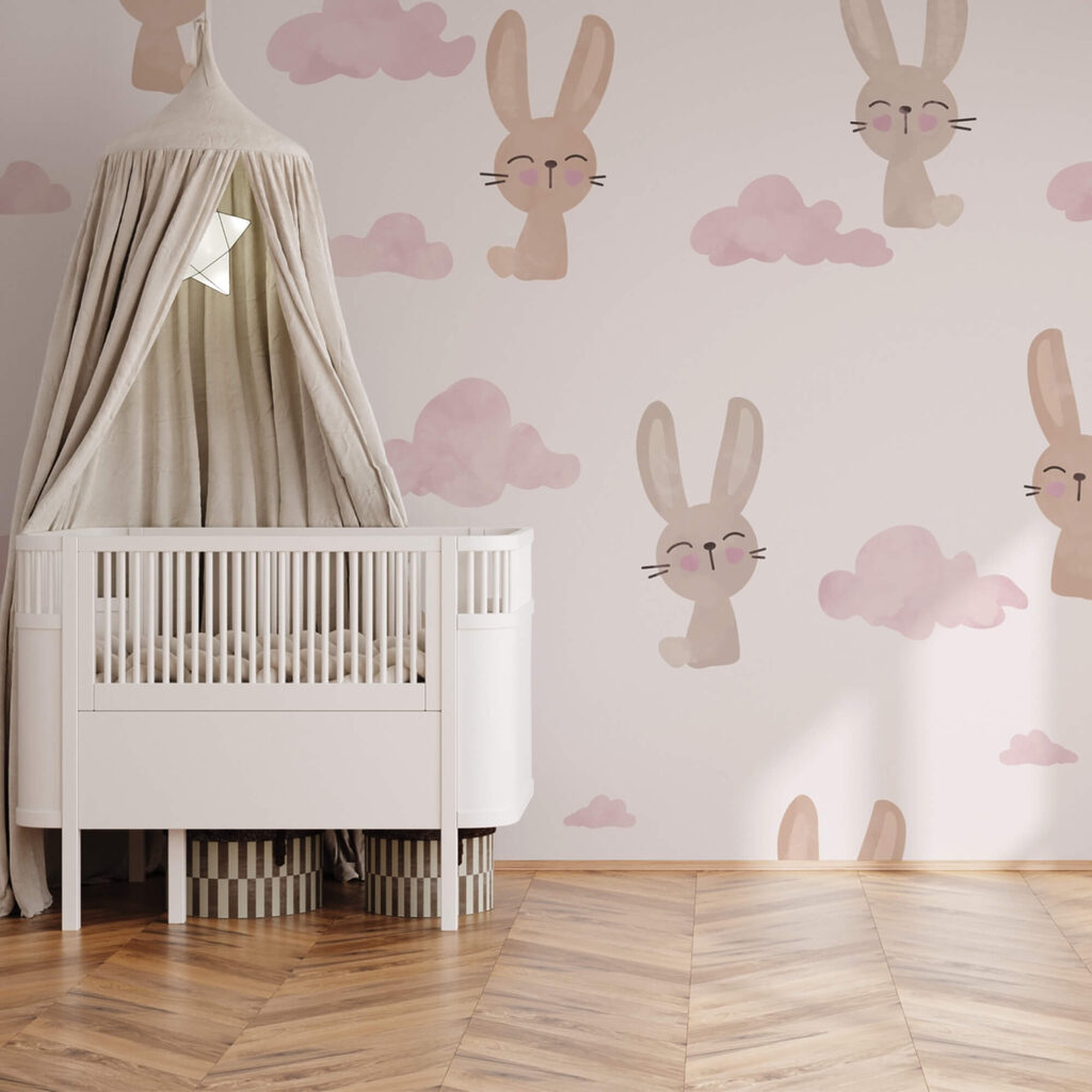 Vzor králíků a mraků