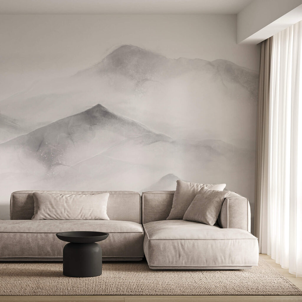 Bílé a šedé pohoří