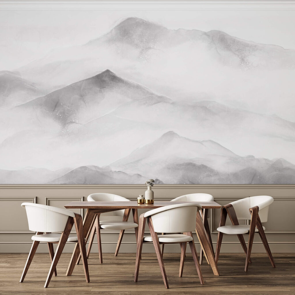 Bílé a šedé pohoří