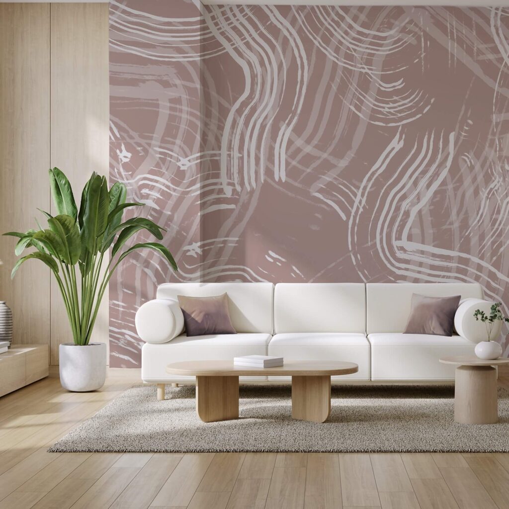 Bílé čáry na růžovém pozadí Bílé čáry na růžovém pozadí