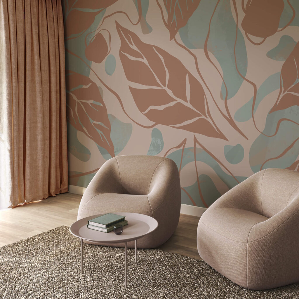 Vzor listů a bublin Vzor listů a bublin