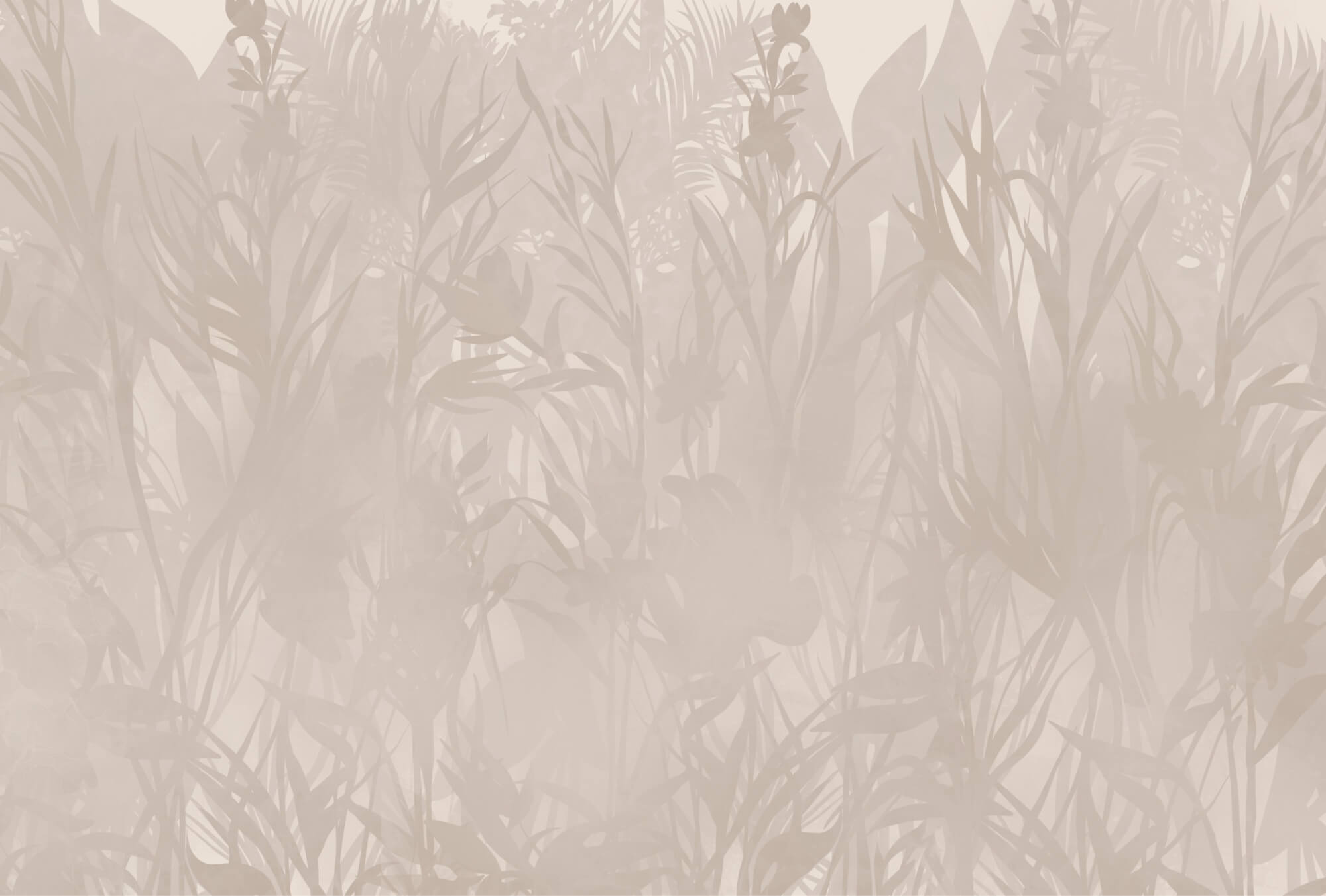 - Subtle botanical patterns in soft tones