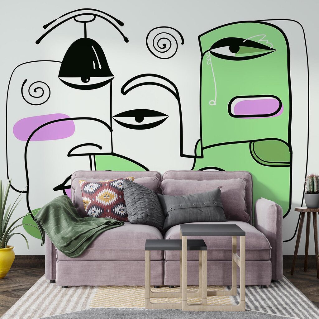 Kresba obličejů a rtů