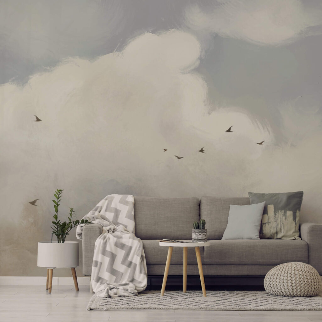 Ptáci létající ptáci na obloze Ptáci létající ptáci na obloze