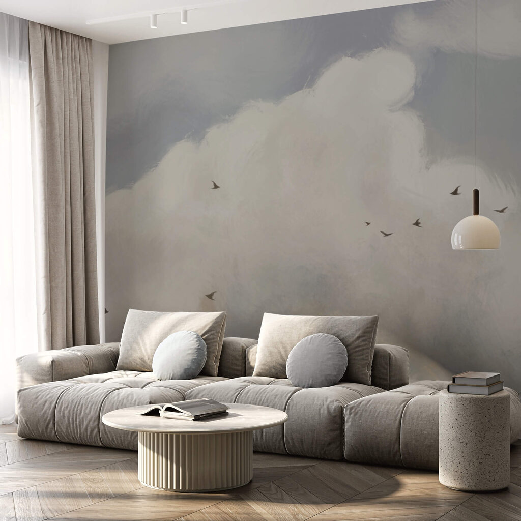 Ptáci létající ptáci na obloze Ptáci létající ptáci na obloze