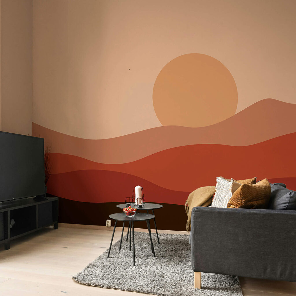 Západ slunce nad pouští