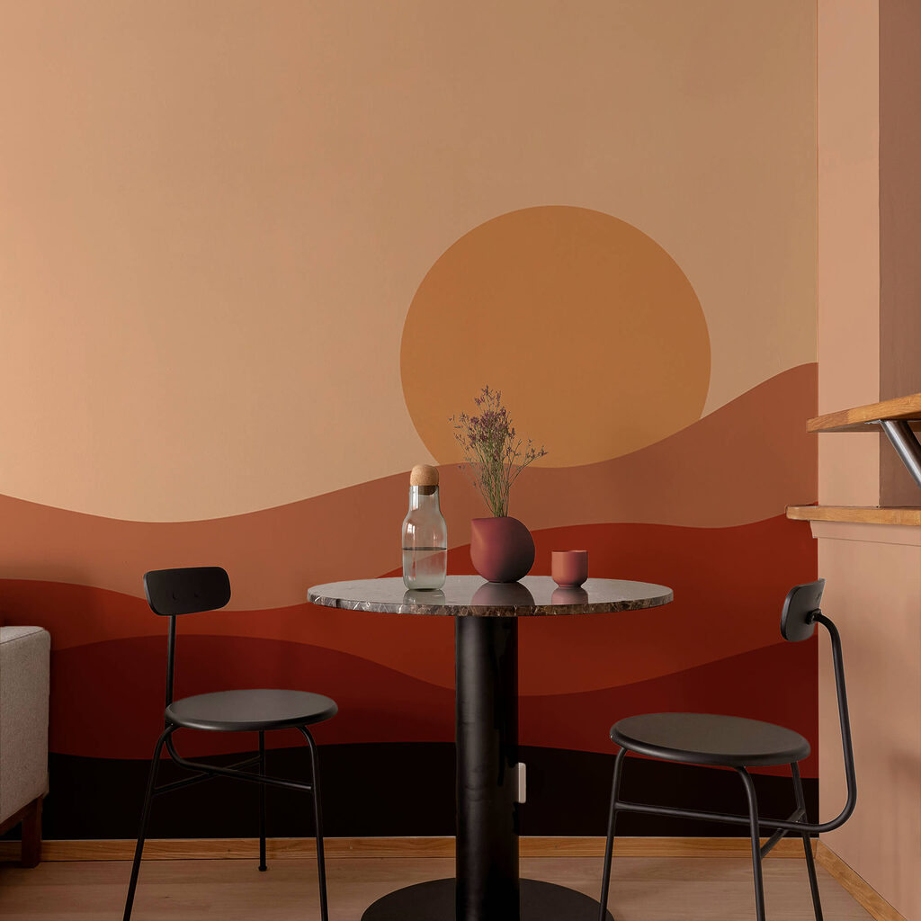 Západ slunce nad pouští