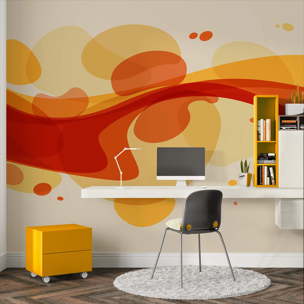 Červené a žluté víry