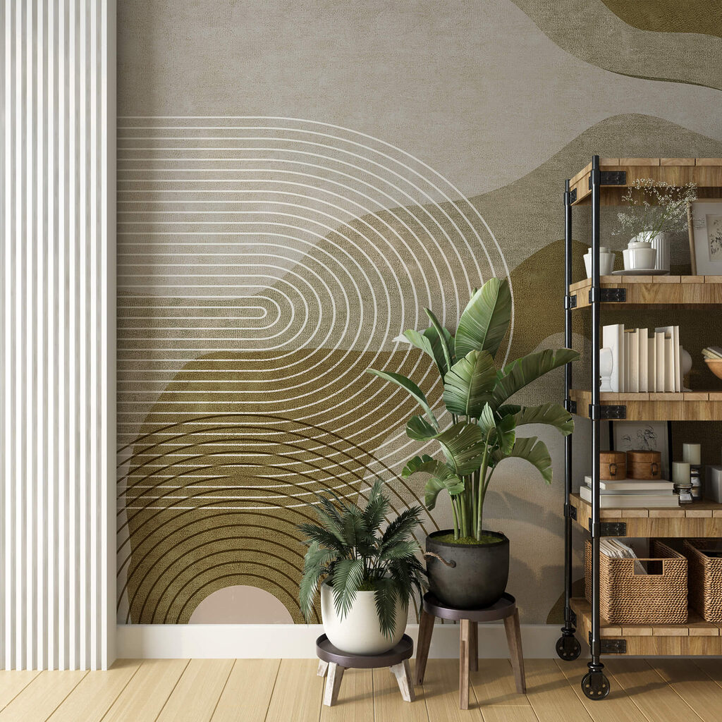 Abstraktní křivky a linie v harmonii