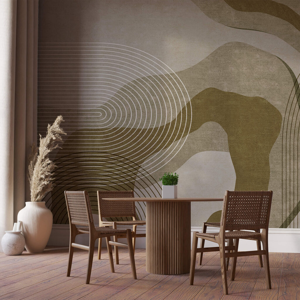 Abstraktní křivky a linie v harmonii