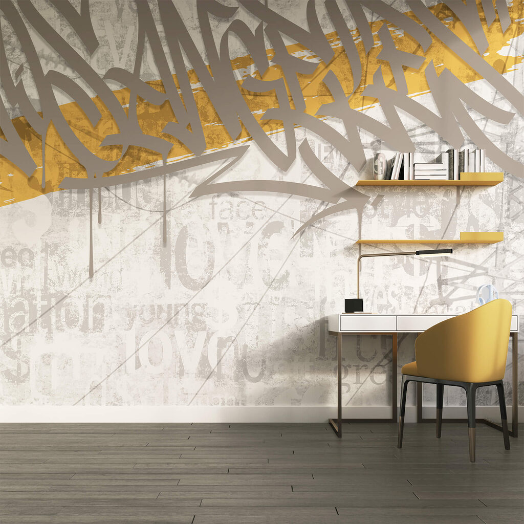 Graffiti na zdi Graffiti na zdi