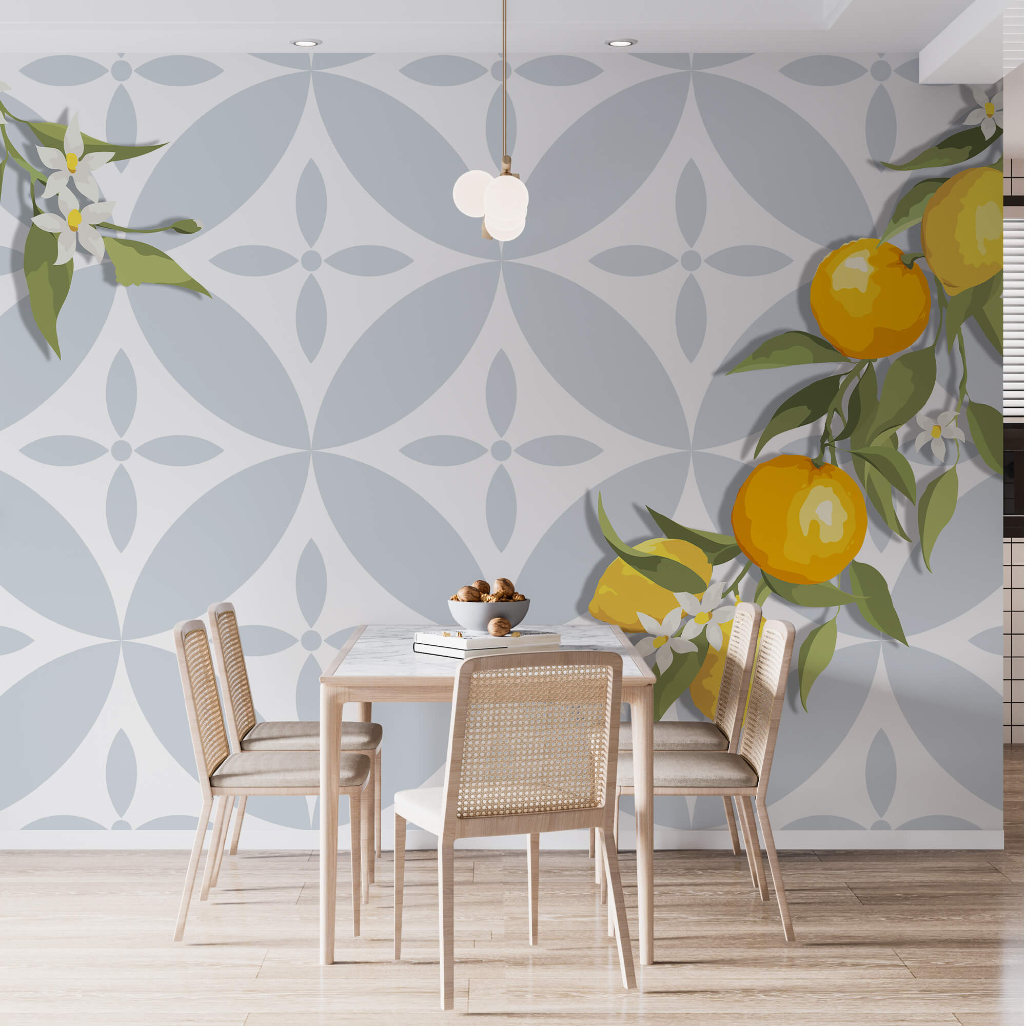 Žluté plody na větvi