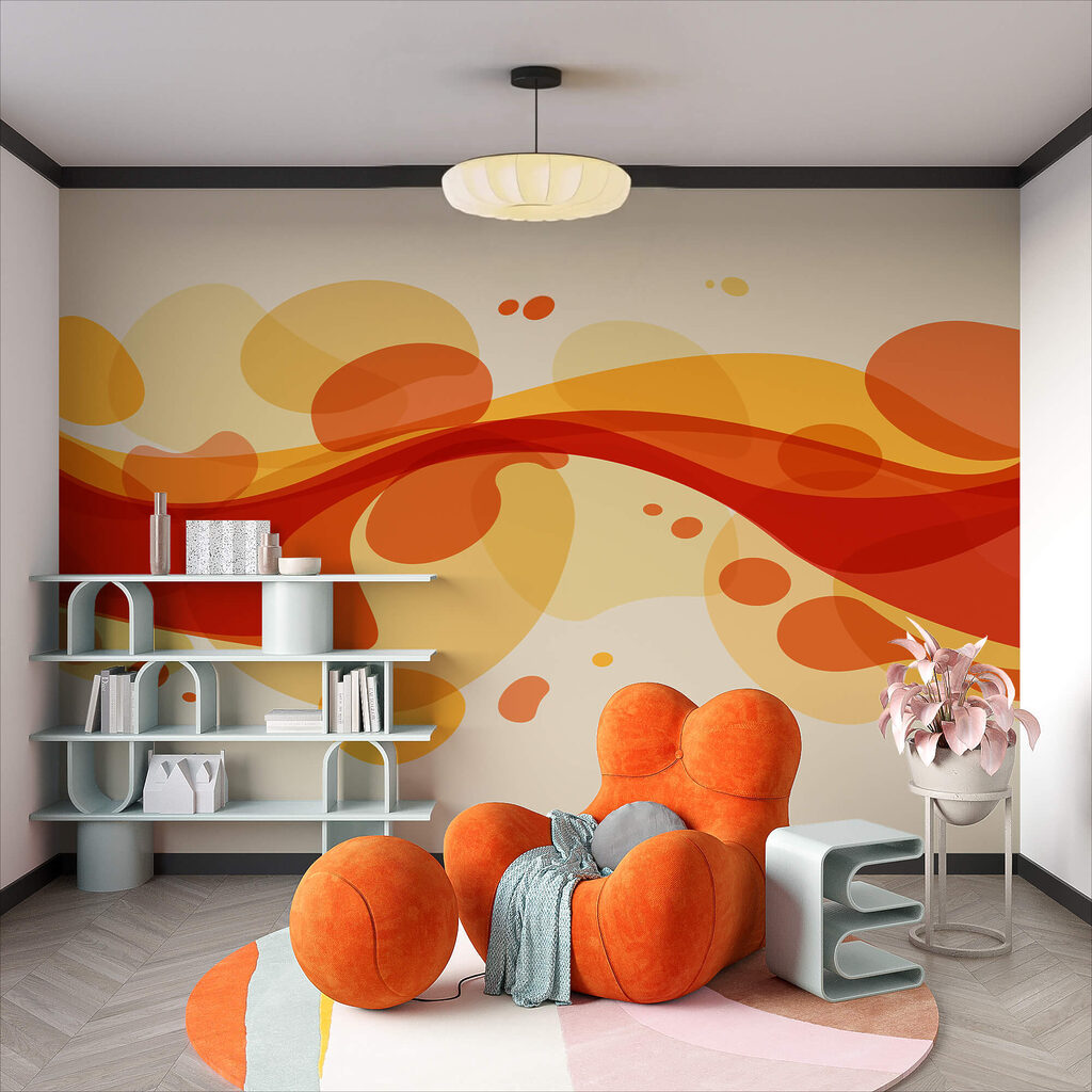 Červené a žluté víry