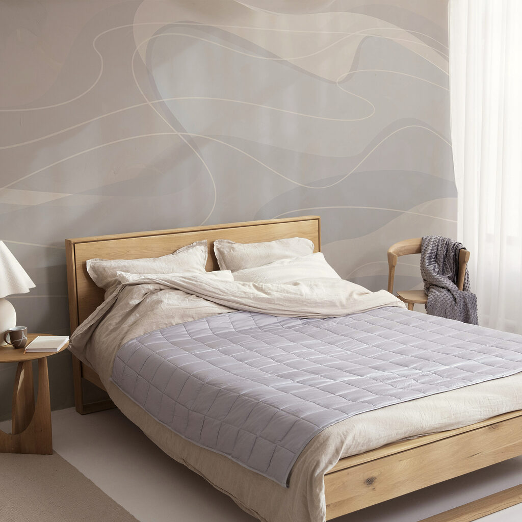 Bílé a šedé pozadí s čarami