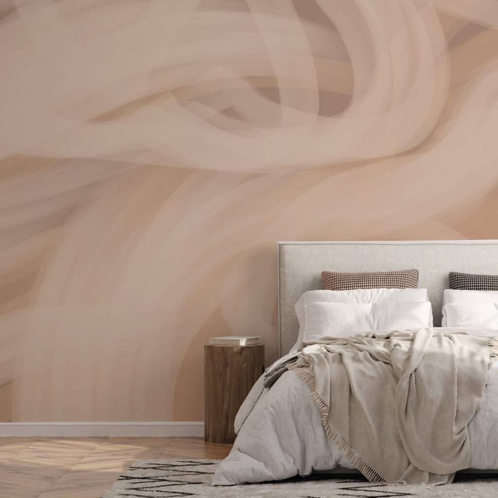 Měkké vlny v teplých tónech