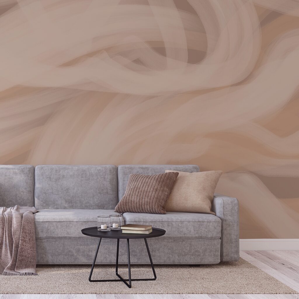 Měkké vlny v teplých tónech