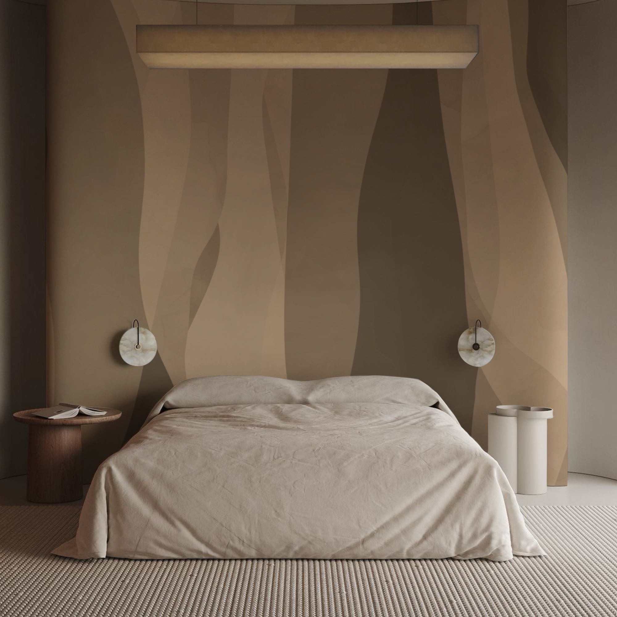 – Abstraktní vrstvy zemitých tónů – Abstraktní vrstvy zemitých tónů