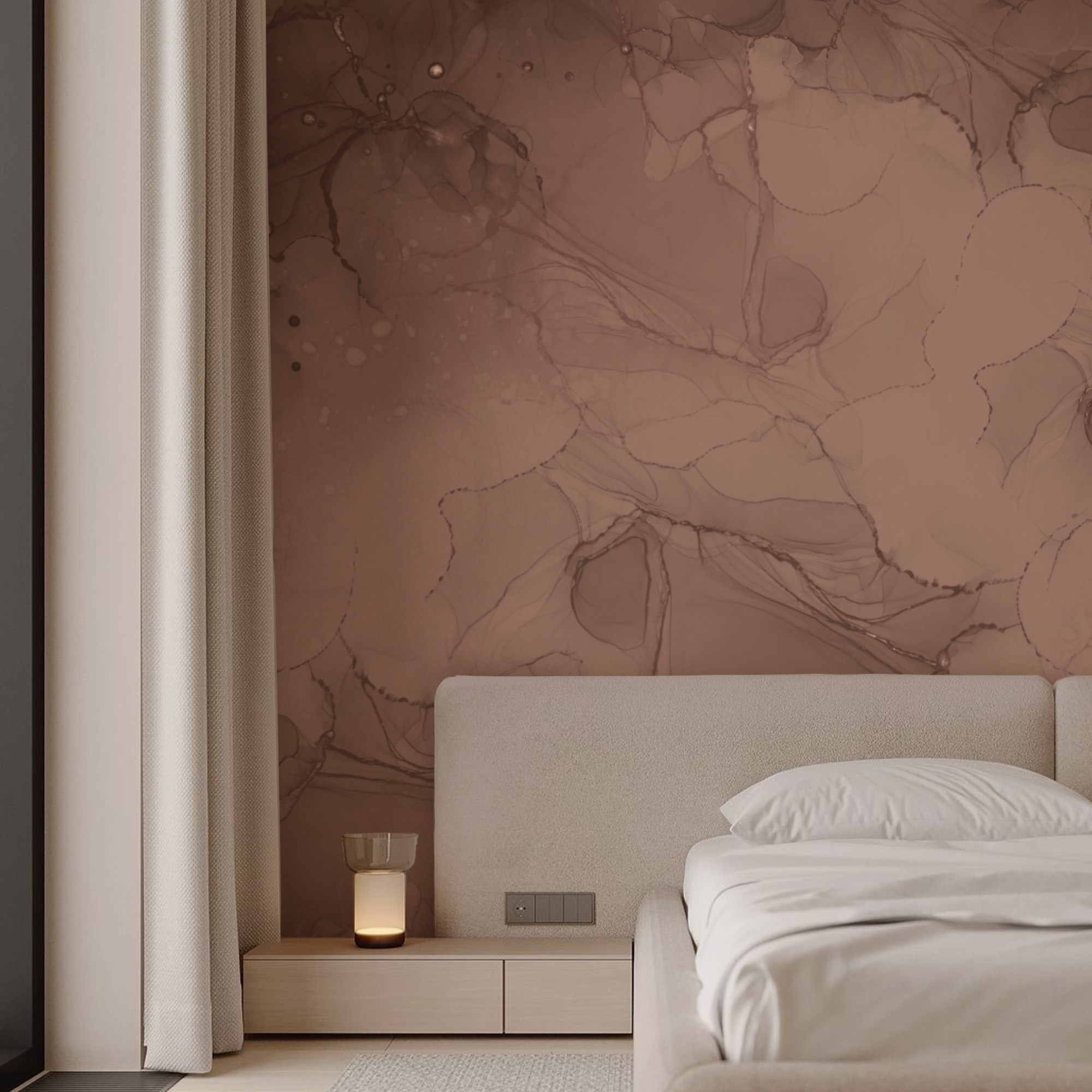 Plynulé teplé tóny v abstraktních vzorech Plynulé teplé tóny v abstraktních vzorech