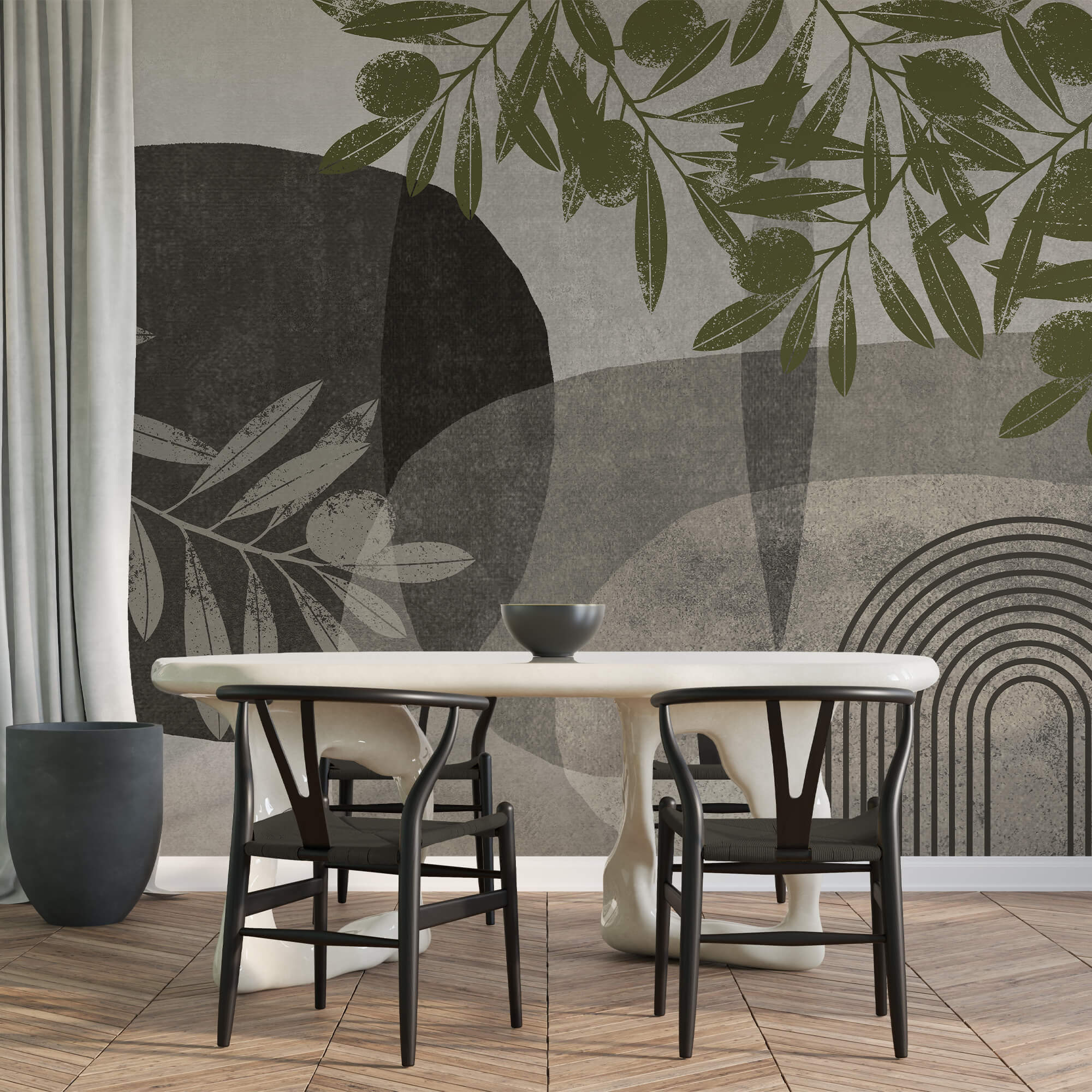 Přírodní prvky v abstraktním designu