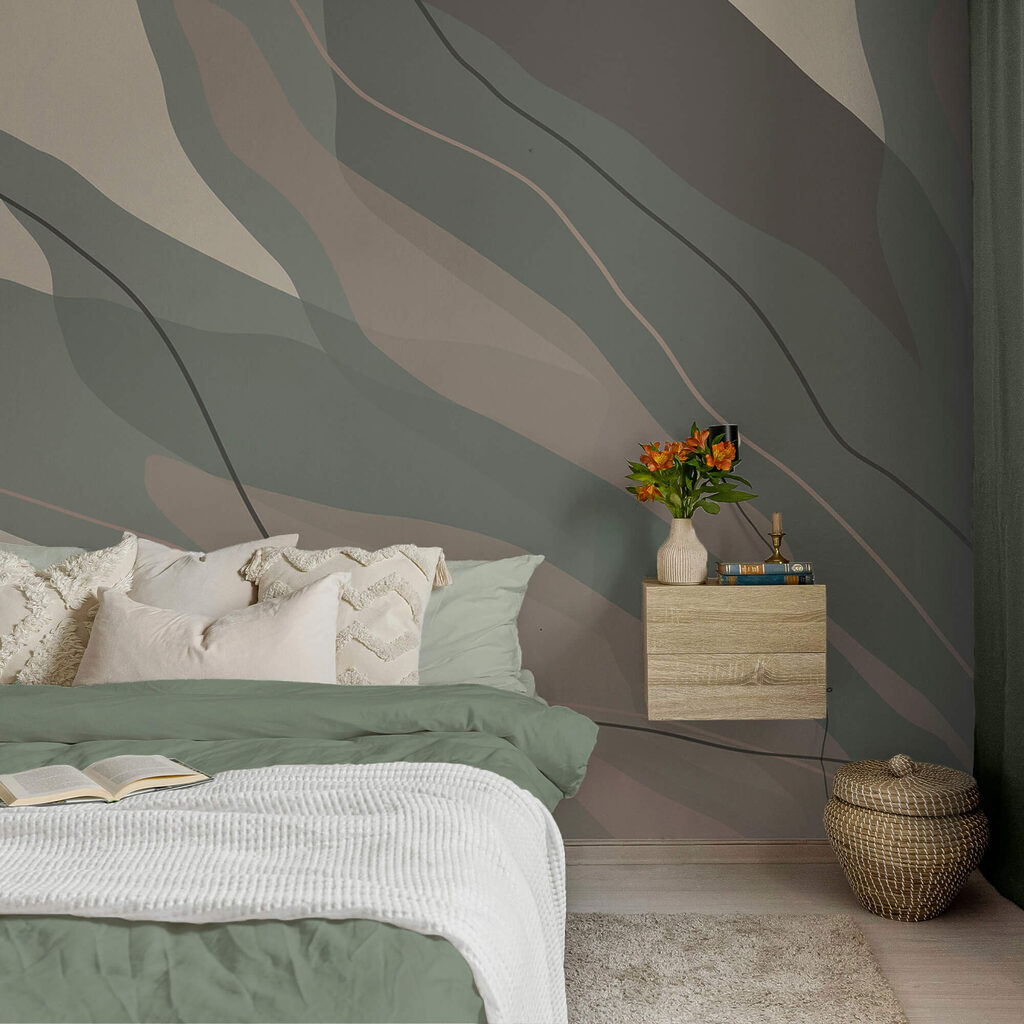 Plynulé tvary v jemných odstínech