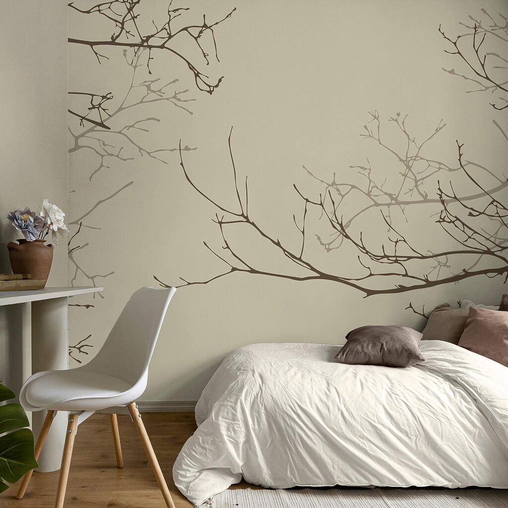 Skupina holých větví