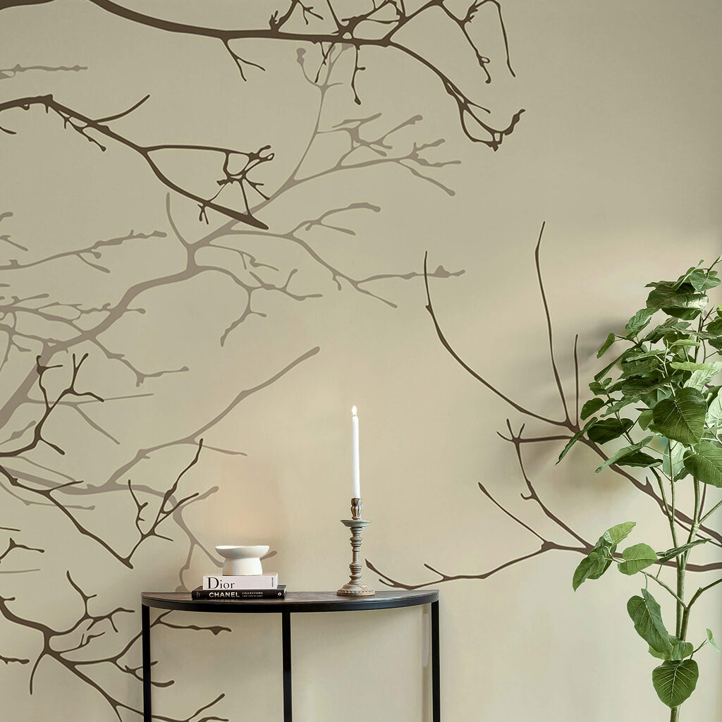 Skupina holých větví