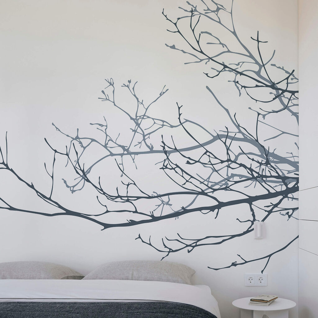 Skupina holých větví