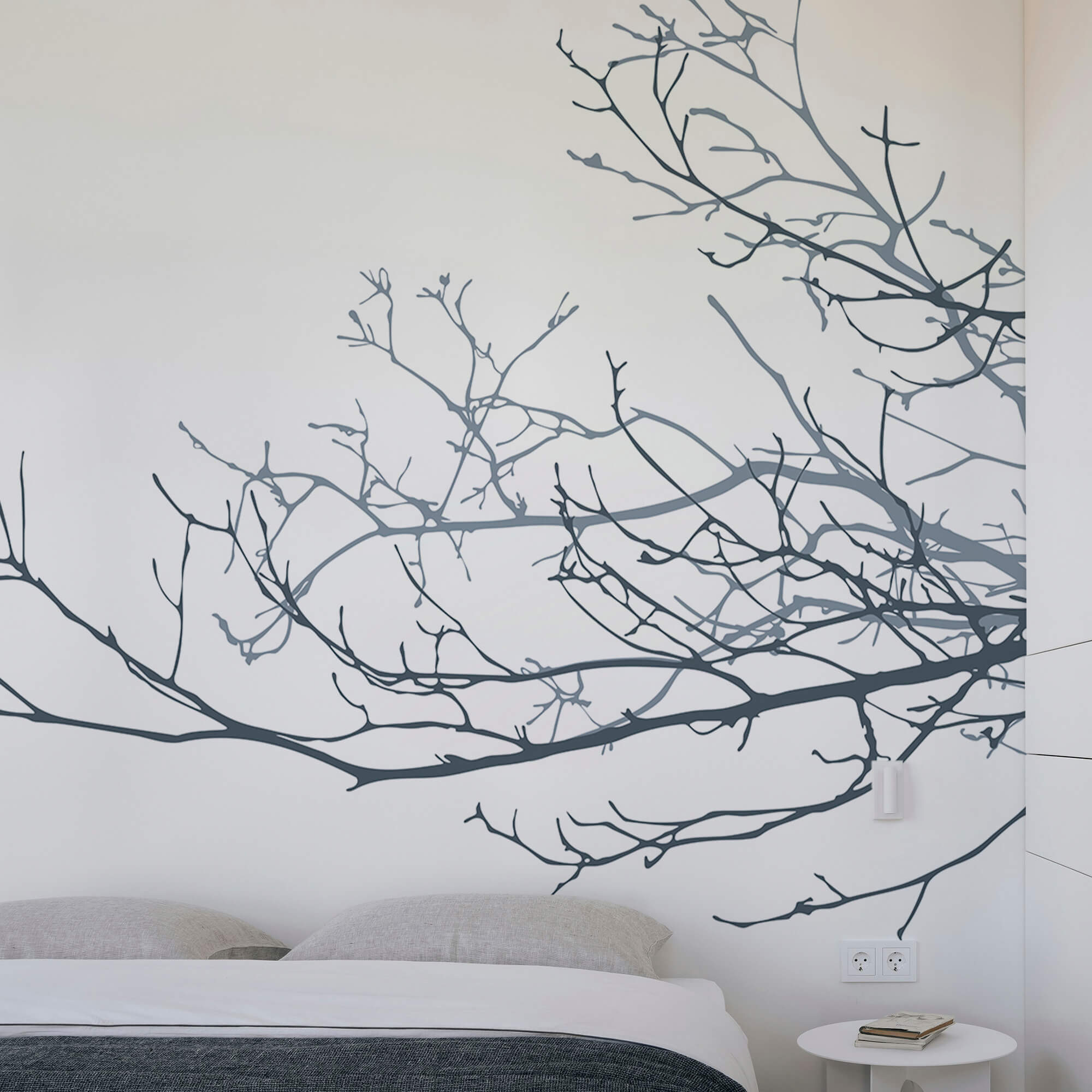 Skupina holých větví