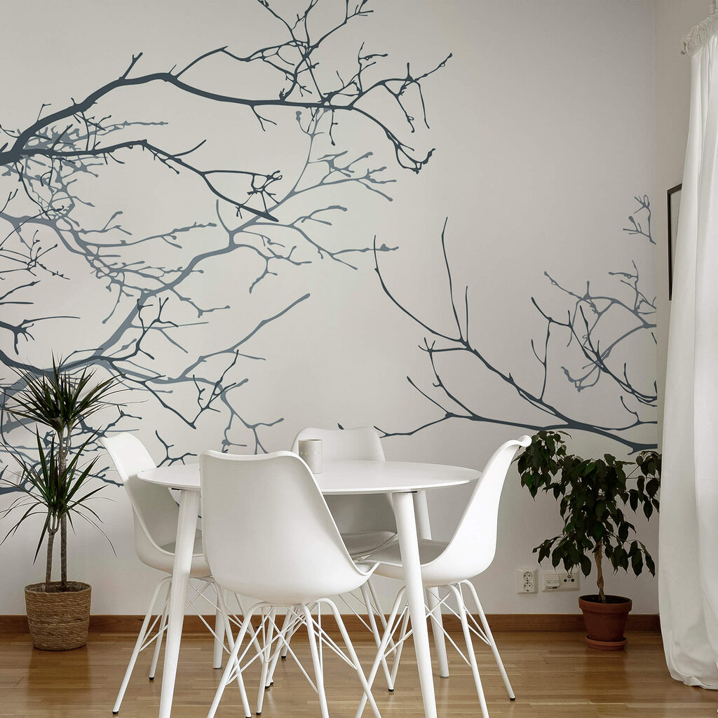 Skupina holých větví