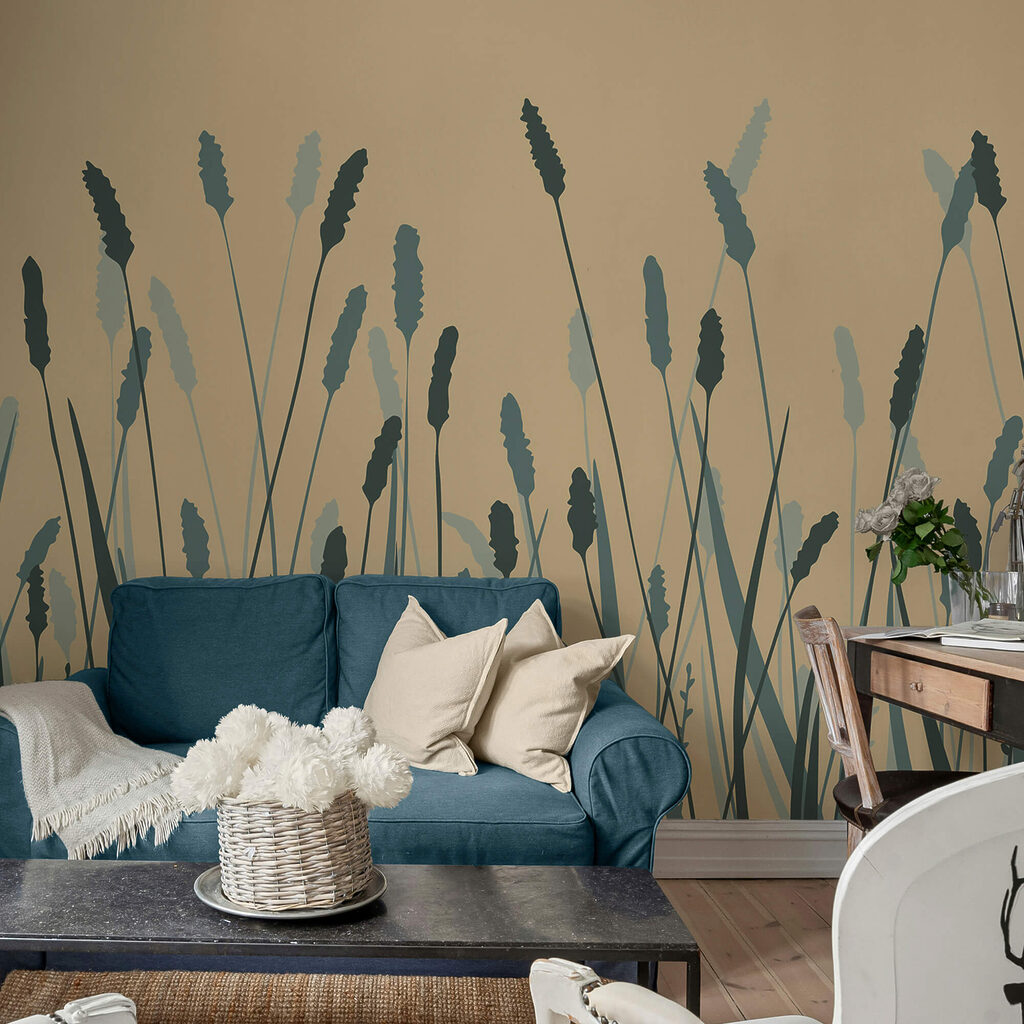 Jemné zelené vlny se ladně pohupují