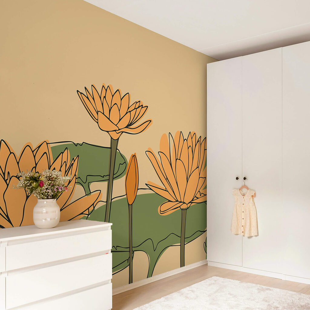 Skupina žlutých květů